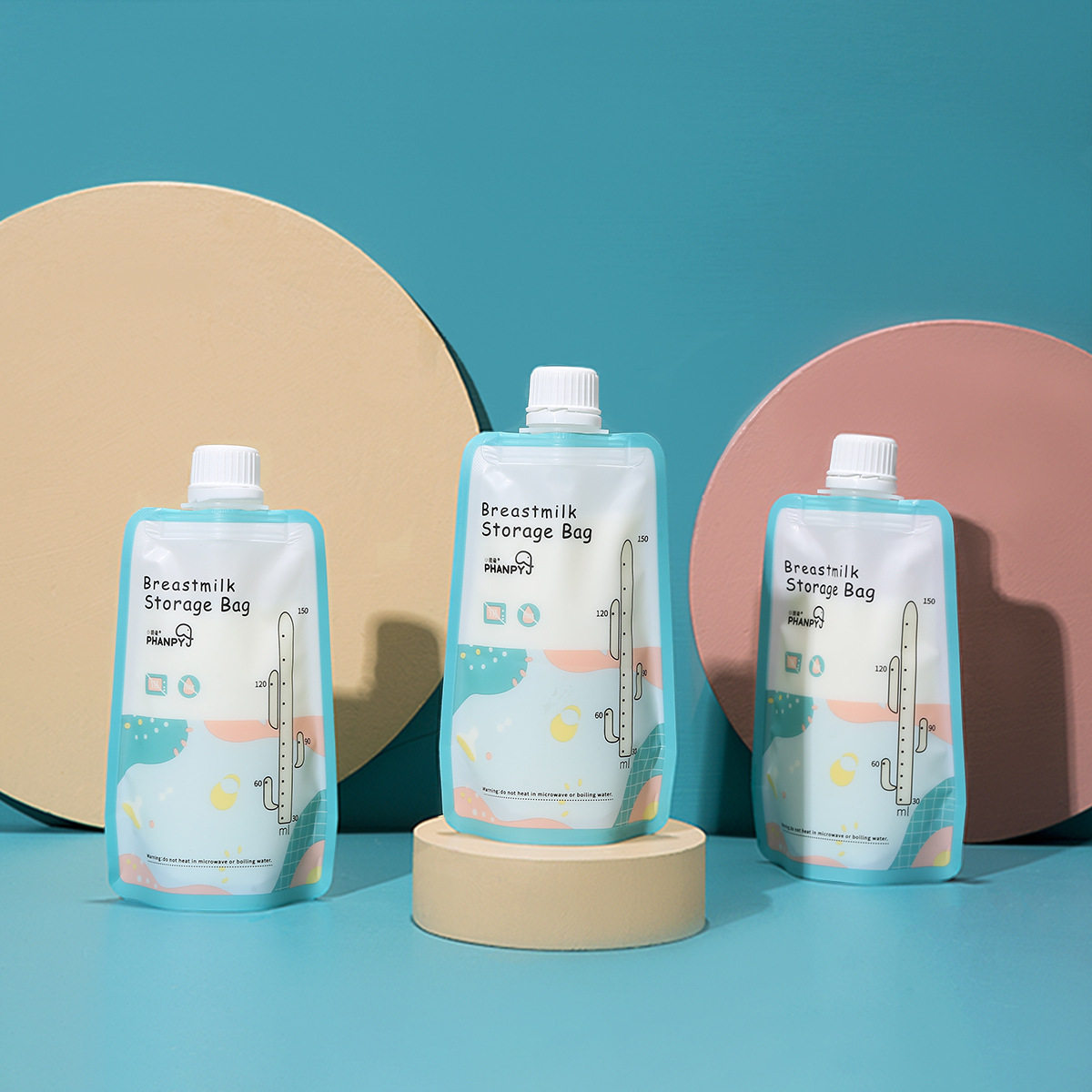 Disposable human milk fresh milk storage bag breast milk special fresh-keeping bag 150ml can be connected to a breast pump