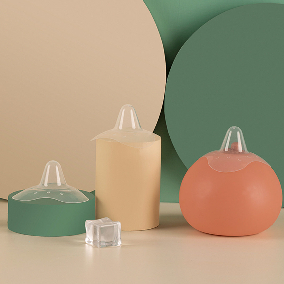 Newborn baby anti-biting nipple shield breastfeeding isolation cover anti-bite device bed bag breast shield large thin section