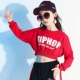 Trang phục biểu diễn vũ điệu jazz thiếu nhi thiếu nữ hip hop cá tính hip-hop tập tiểu học phiên bản tiếng Hàn thời trang cho bé gái