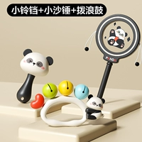 Комплект, маракас, колокольчик, погремушка, 3 шт, с медвежатами, панда