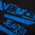 Versace jeans nhiều màu cotton tinh khiết cá tính LOGO in chữ cổ tròn tay áo ngắn nam áo thun - Áo phông ngắn