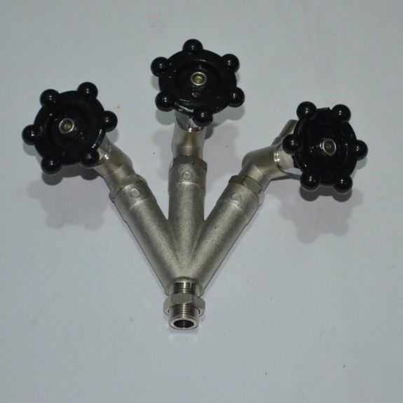 Four head joint valves for the three-fork outgassing valve of the two-fork outlet nozzle used by Jiangxin Boxin Bocheng steam generator
