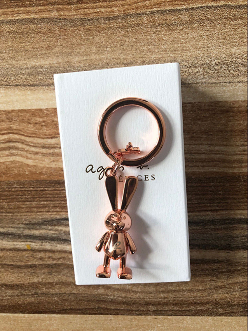 ab limited Easter Bunny key buckle super cute gift couple key ring bag pendant