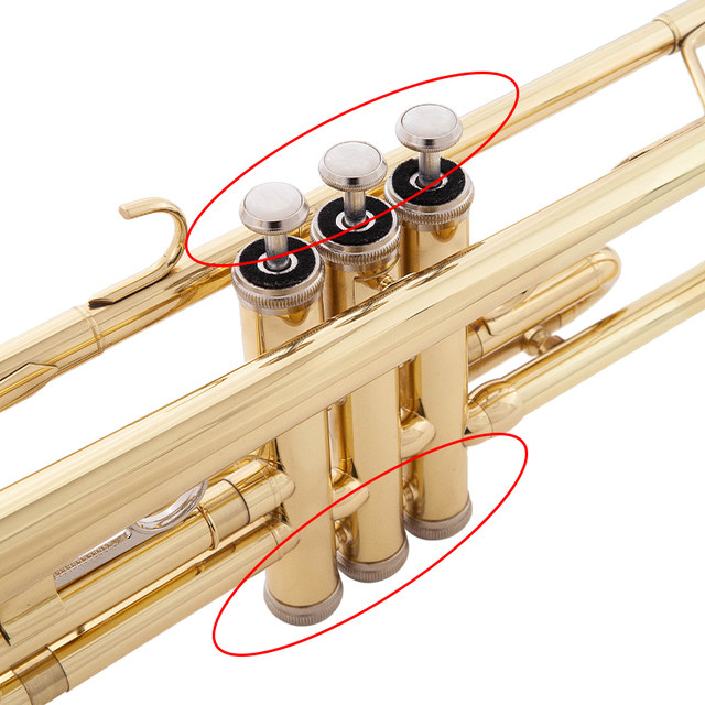 B-flat trumpet ທອງເຫລືອງອຸປະກອນການສ້ອມແປງອຸປະກອນການເກັບກໍາ universal key drain valve spring ປຸ່ມສະຫນັບສະຫນູນ buckle ຂຶ້ນແລະລົງ