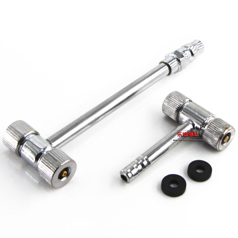 Bền T-type đôi đầu xiên máy bơm không khí vòi phun động cơ xe đạp điện airing que công cụ sửa chữa vòi phun - Bộ sửa chữa Motrocycle dụng cụ sửa chữa xe máy