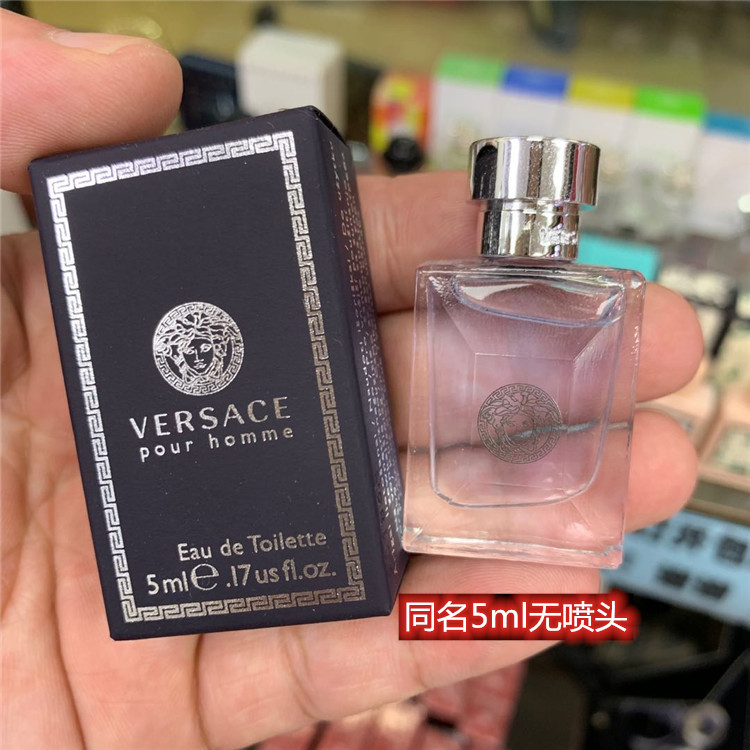 Q Version 5Ml Without NozzleVersace Versace Same name / clear / Powder drill crystal Male and female Edt Version Q Sample 5 ML