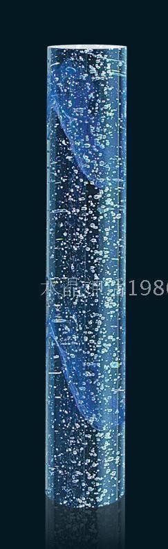 Crystal myth factory direct Crystal column living room porch partition fine grinding cylinder-Orchid fireworks 0070