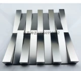 Арочная длинная полосатая металлическая из нержавеющая сталь мозаичная плитка плитка