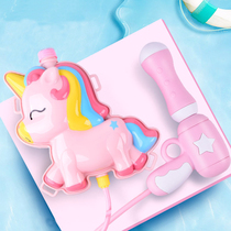 Water gun childrens toys water spray backpack girl summer water boy play water gun high pressure pull dinosaur