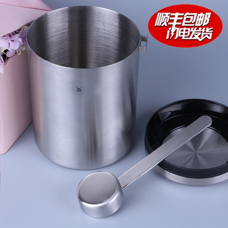 Germany WMFWMF with measuring spoon coffee cans tea cans sealed cans 18 10 stainless steel spot