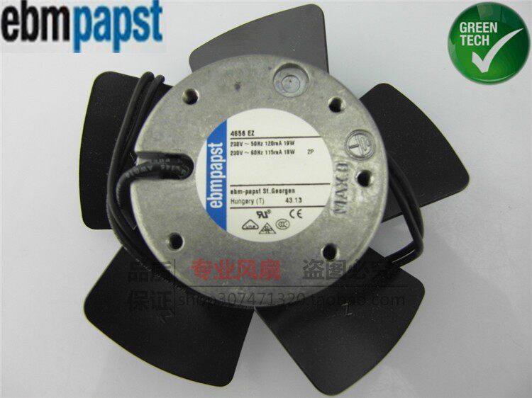 Вентилятор для PS2, PS3 4656ez 全新原装德国ebmpapst 耐高温无框伦茨电机风扇ac230v 19w