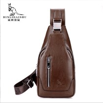 Binley Kangaroo Male Backpack Male Backpack Slipper Handbag Handbag Handbag Size Zip Line Casual Pure Color Brock