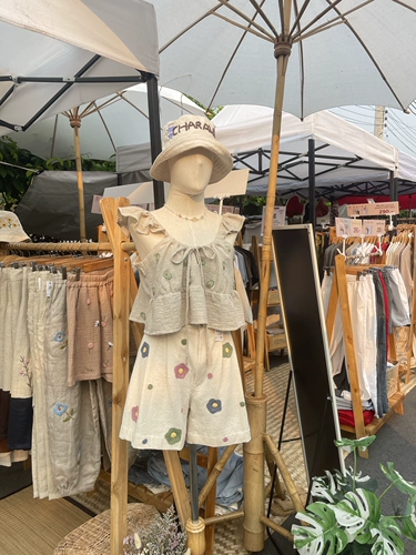 Синди тайская одежда ручной работы этническая траншея