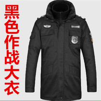 Military coat Mens winter thickened quilted jacket security cotton coat womens multi-function training cold-proof special training clothes overalls
