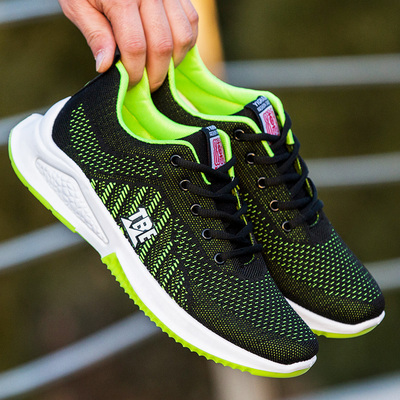 夏季透气网红飞织鞋青少年运动板鞋