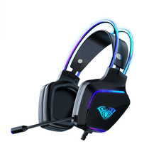 AULA Wolf Spider s502 Headphones Electric Race Games Noise Reduction With Ear Mai Computer Eat Chicken Wire Control 7 1 Vocal Tract