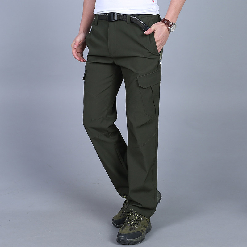 Battlefield Outdoor Spring and Autumn Men's Outdoor Trouser Background Waterproof Large Size Mountains