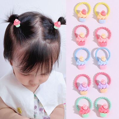Baby Small Size Rubber Band Girl High Elastic Thumb Hair Ring — 3