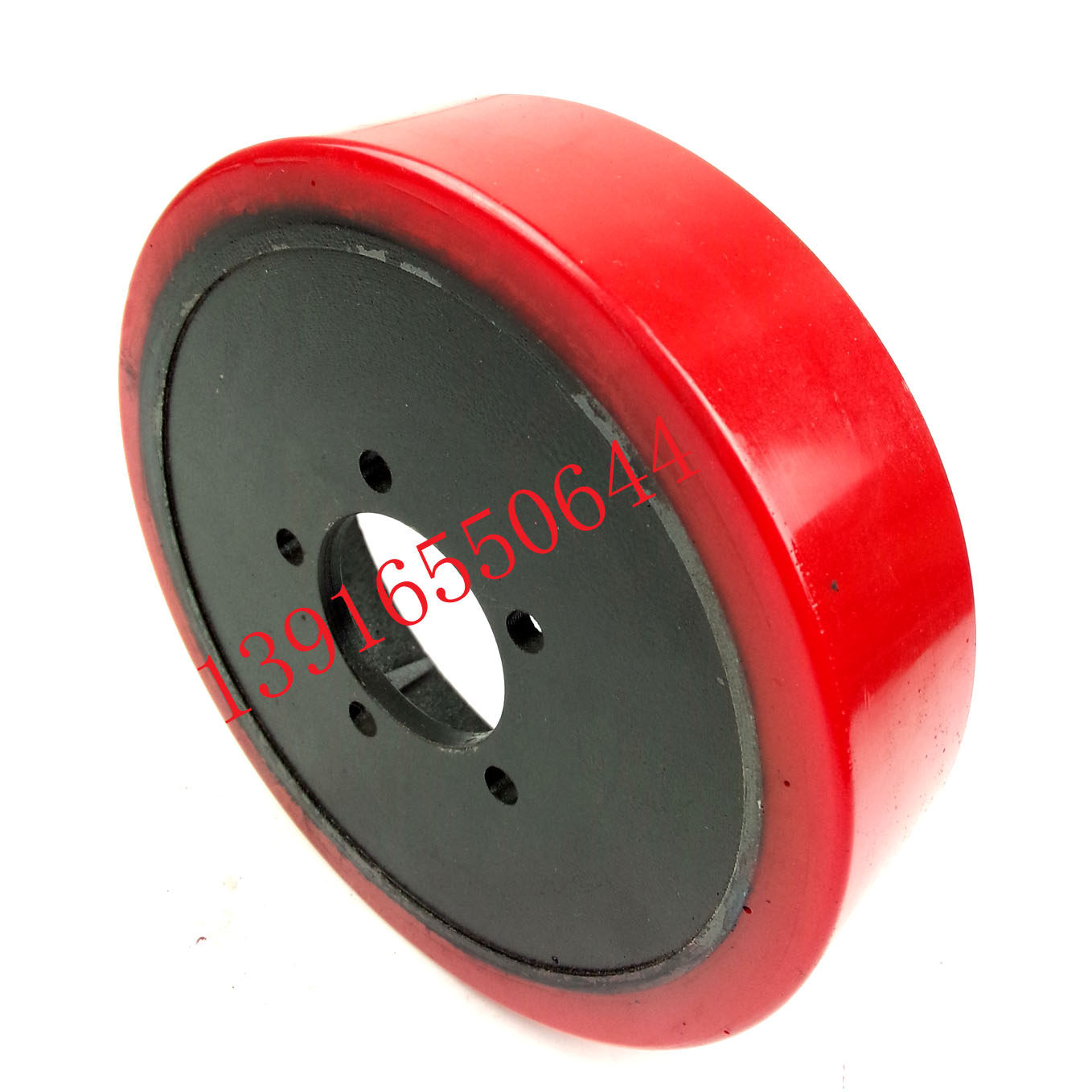 Xilin stacking high machine CBD20 storage power electric motor tray carrying car Active tire driving wheel 180 * 50-50 5 holes