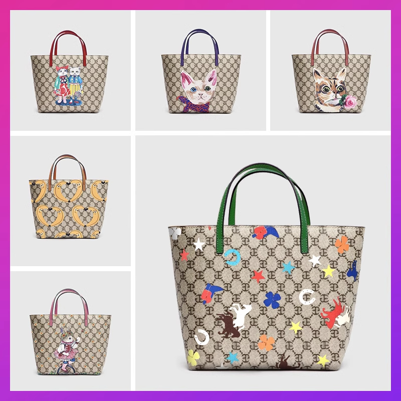 New Versatile Cute Children's Bag Farm Rabbit Cat Pineapple Bag Women's Mini Bucket Tote Mommy Bag Summer New Versatile Cute Children's Bag Farm Rabbit Cat Pineapple Bag Women's Mini Bucket Tote Mommy Bag Summer