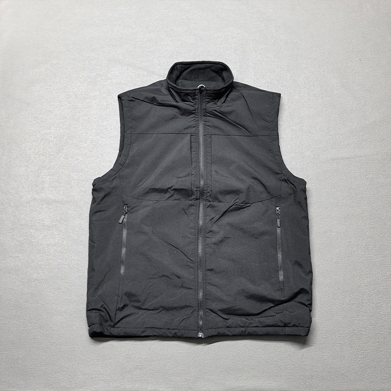 Spring and Autumn Men's Jacket Sleeveless Coat Vest Solid Color Fashionable Reversible Warm Top Spring and Autumn Men's Jacket Sleeveless Coat Vest Solid Color Fashionable Reversible Warm Top