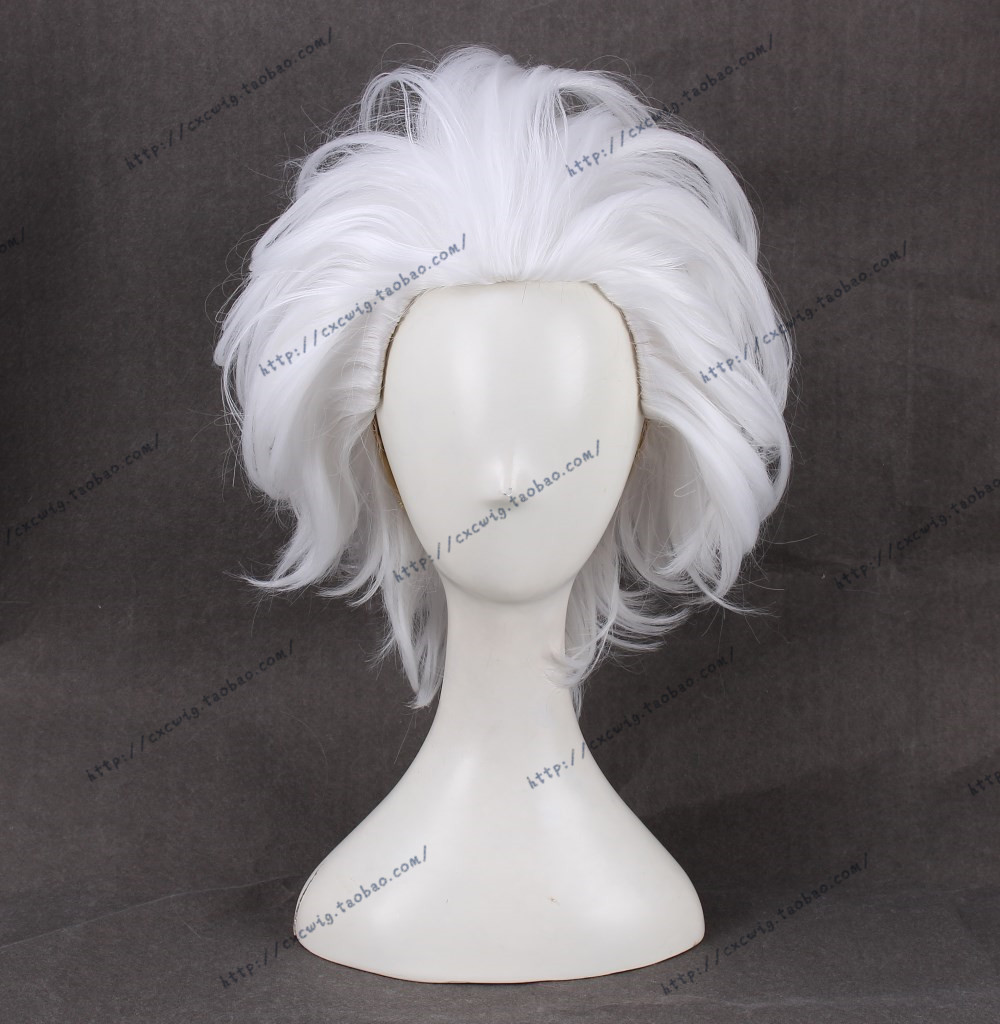 Little Mermaid Ursula Rick Einstein white Halloween headgear cosplay wig
