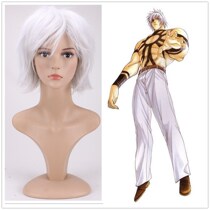 Boxing King 97 Snake cosplay Wig Silver White Fluffy