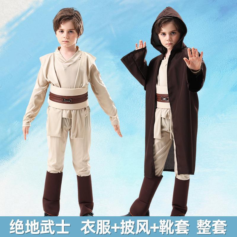 Halloween Cosplay Star Wars Costume Children's Darth Vader Costume Classic Movie Performance Costume Halloween Cosplay Star Wars Costume Children's Darth Vader Costume Classic Movie Performance Costume