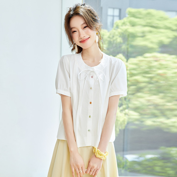 Women's Shirts New Style 2026 Summer Clothing Korean Fashion Elegant Skin-Friendly Breathable Versatile Tops Shirts