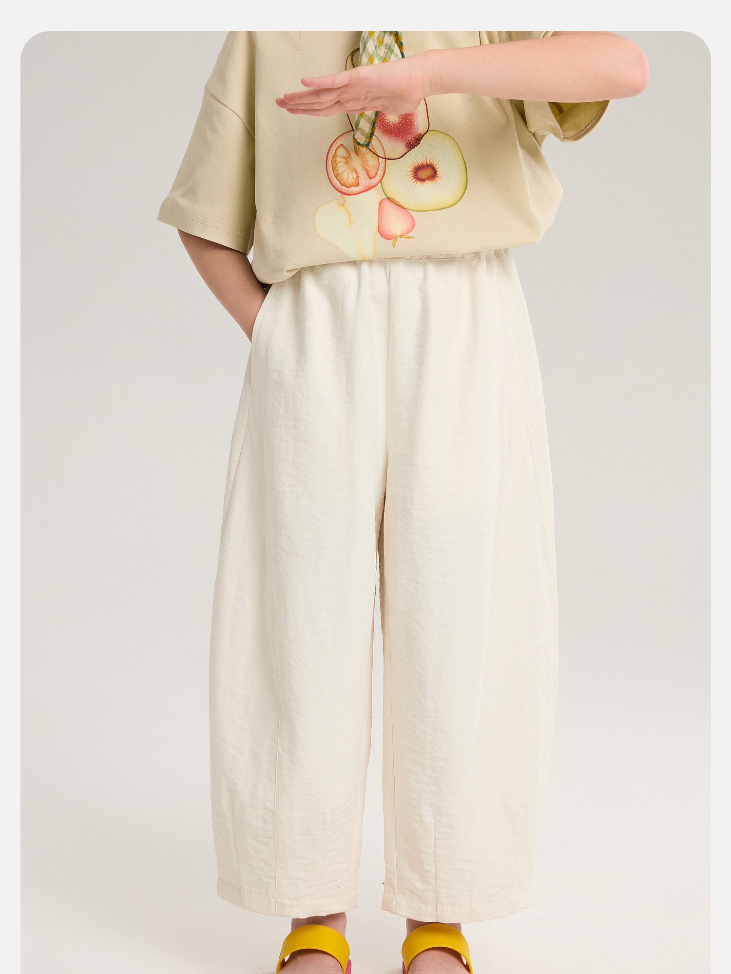 Pudding Haru Children's Clothing Girls' 2.0 Milk Pants 2026 Summer Lightweight Mosquito-Proof Casual Pants Children's Comfortable Long Pants — 62