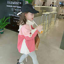 Foam home Custom childrens clothing 2022 new girl foreign air jacket blouse blouses spring autumn baby submachine clothes children spring clothes