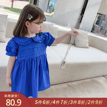 Little pudding baby baby childrens clothing girl princess dress 2021 New baby summer dress dress childrens foreign style dress thin