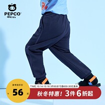 Piggy Banna childrens clothing boys sports pants 2021 Spring and Autumn New Baby casual pants childrens baby pants tide tide