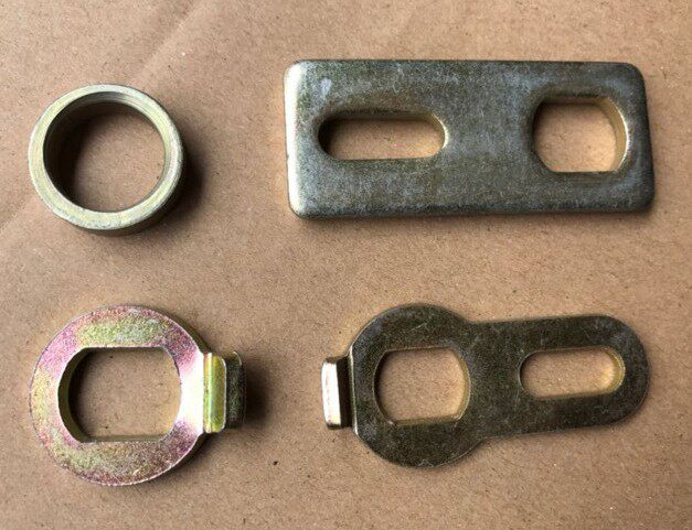 Electric car motor anti-rotation anti-pull sheet lengthened electric motor car motor rear axle screw cap gasket shaft sleeve thickened safety sheet