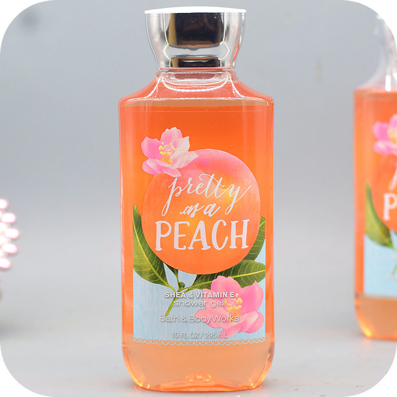 BBW Delicious honey peach scented with refreshing body lotion 295ml Family dress USA BathBody Works