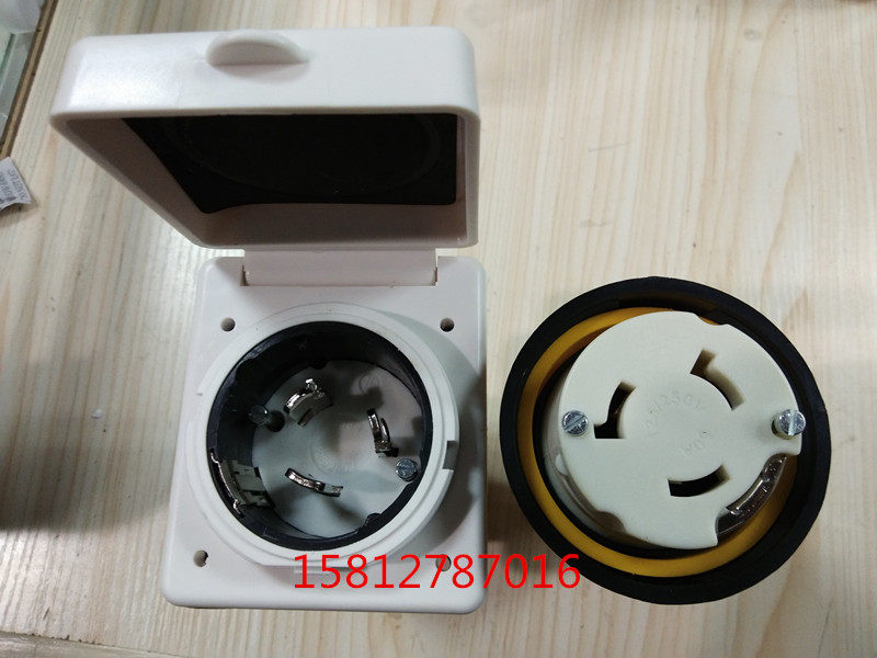 Marine shore power plug socket RV camp rental power plug Marine Yacht shore power plug socket 230V50A