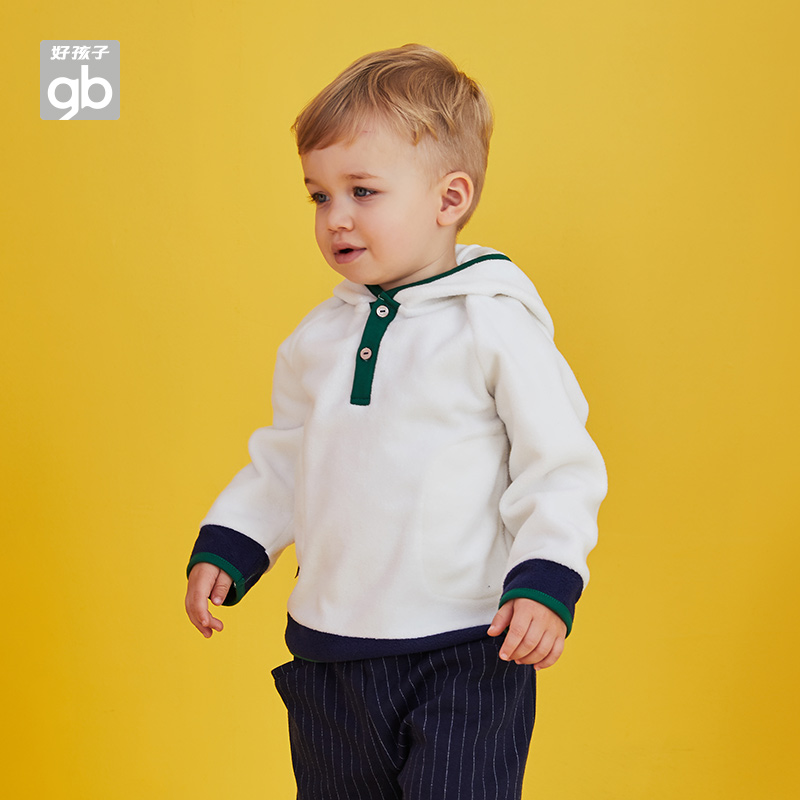 Goodbaby グッドベイビー 子供服 秋冬 男の子 フード付きトップス 子供用 フード付き スウェット プルオーバー トップス