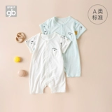 Детский милый комбинезон для новорожденных, короткий рукав