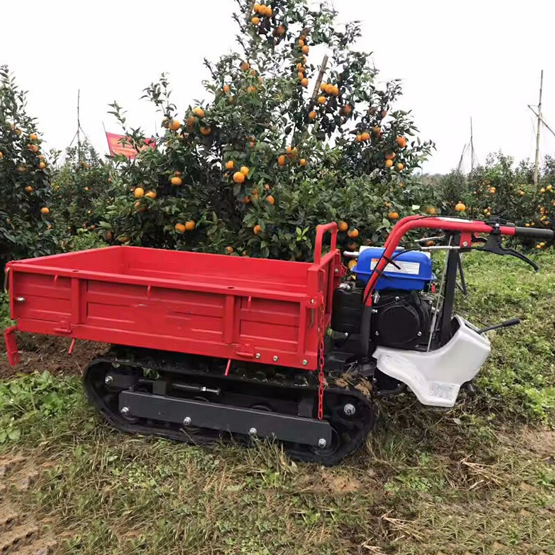 Small Load-Bearing Garden Management and Transport Machine, Tracked Transport Vehicle, Orchard Vehicle, Gasoline-Powered Agricultural Vehicle, Construction Site Vehicle Small Load-Bearing Garden Management and Transport Machine, Tracked Transport Vehicle, Orchard Vehicle, Gasoline-Powered Agricultural Vehicle, Construction Site Vehicle