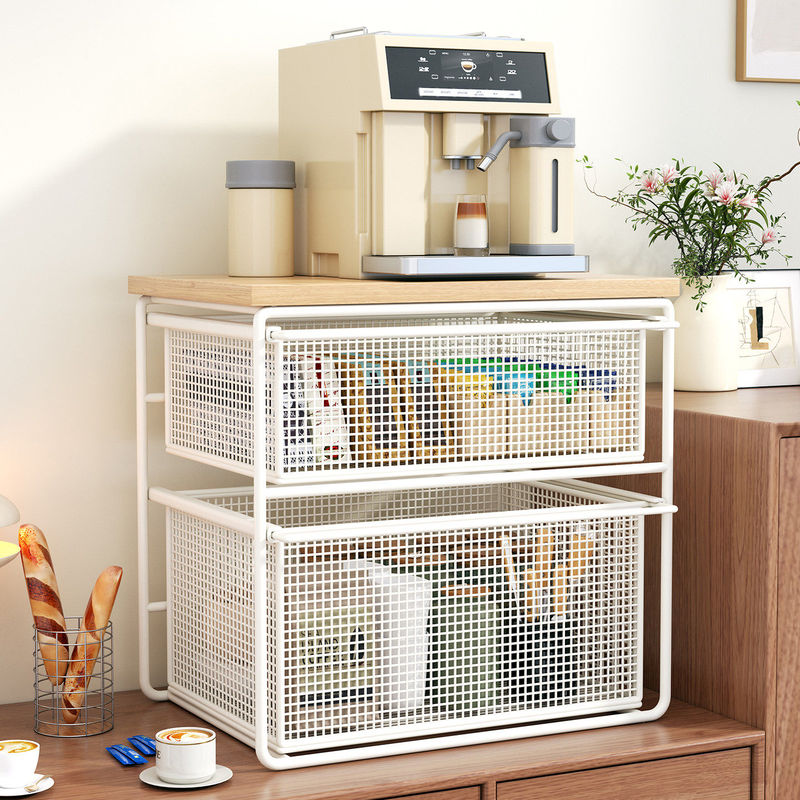 Coffee Machine, High-End Appearance, Side Storage Rack for Dining Table, Sideboard, Cup and Utensil Holder, Bar Counter, Coffee Cup Storage Coffee Machine, High-End Appearance, Side Storage Rack for Dining Table, Sideboard, Cup and Utensil Holder, Bar Counter, Coffee Cup Storage