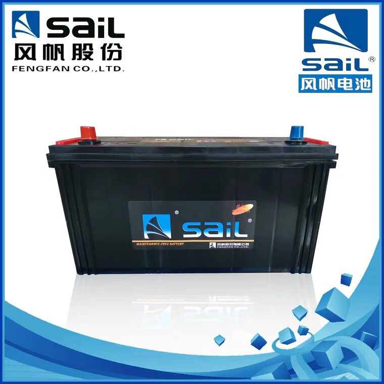 Sail battery 12v120ah agricultural locomotive passenger truck parking air conditioning battery 6qw150 180ah200AH