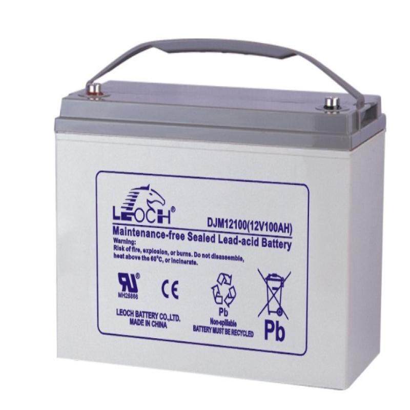 New Leoch battery DJMV100V65V38V712V200AH ordinary dry battery