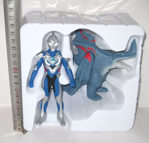 Bandai, Ultra, Ultraman Tiga из гибкой резины, монстр, кукла, игрушка