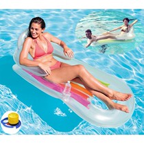 Original Clothing Outlet European and America Thickened Adults Colorful Transparent Deck Chair Lovers Holiday Play Water Float Water Park Play