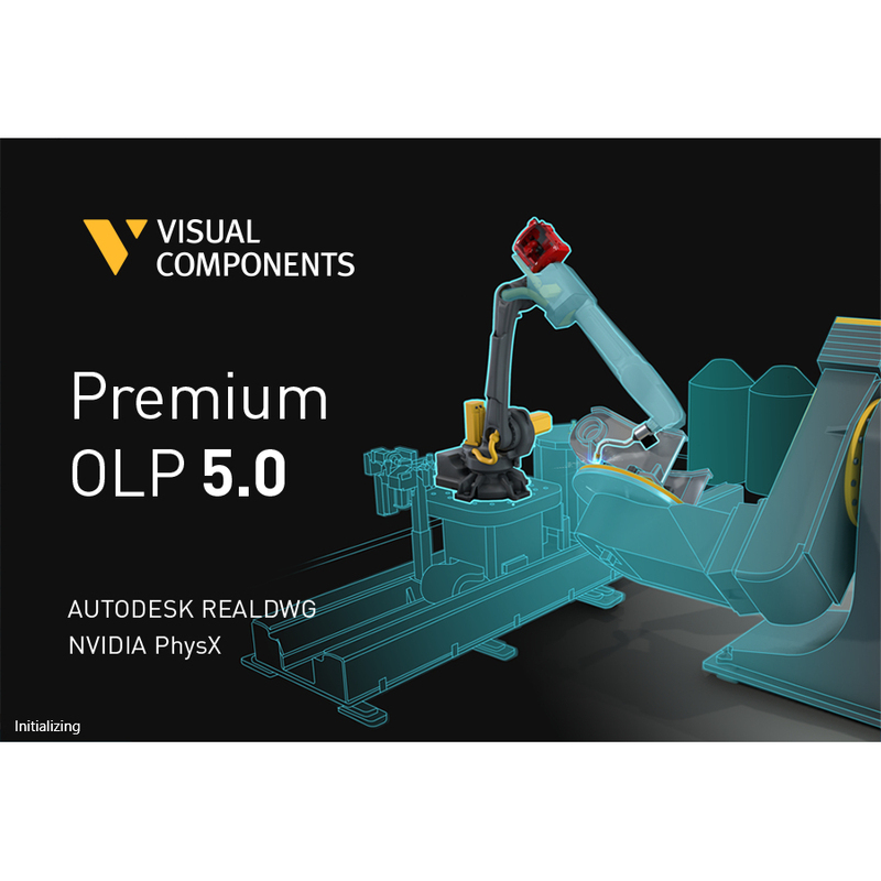 Visual Components/Vc Simulation Software 5.0 Advanced Version-5.0 Olp Visual Components/Vc Simulation Software 5.0 Advanced Version-5.0 Olp
