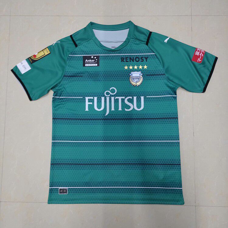 2021 new Kawasaki striker goalkeeper jersey Japanese J League green goalkeeper football jersey can be customized with printing number
