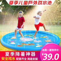 170CM new lawn beach play game sprinkler cushion swimming pool summer children outdoor water spray mat