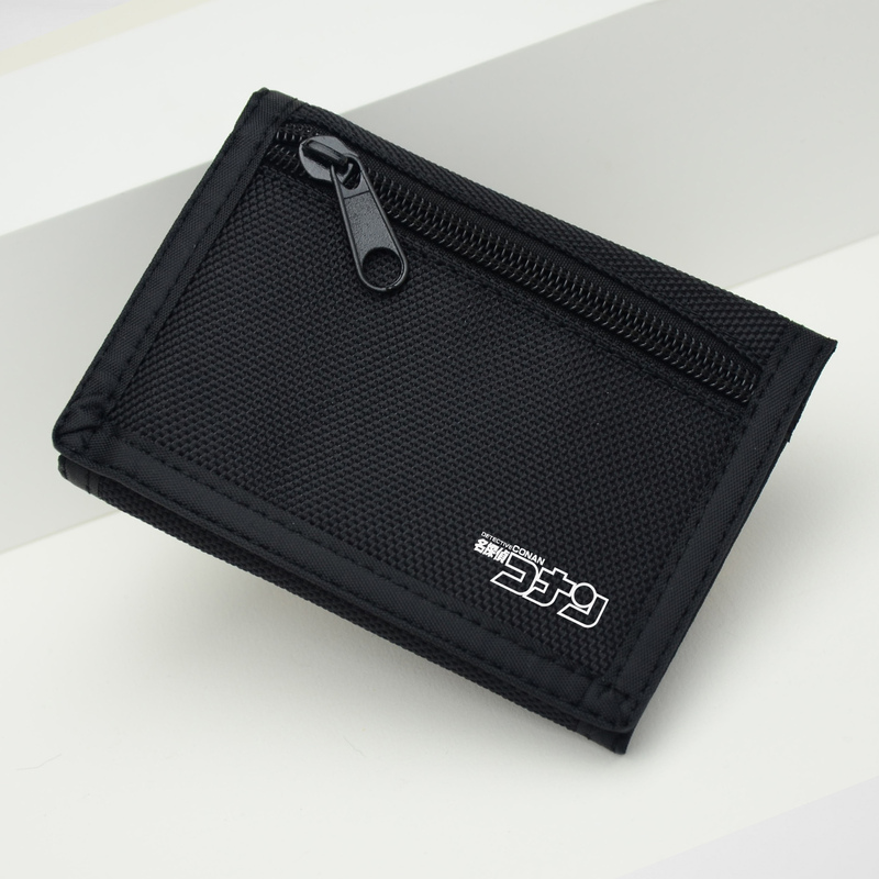 Detective Conan Merchandise Wallet, Durable Canvas, Creative Two-Dimensional Design, Multifunctional with Chain, Simple Student Card Holder Detective Conan Merchandise Wallet, Durable Canvas, Creative Two-Dimensional Design, Multifunctional with Chain, Simple Student Card Holder
