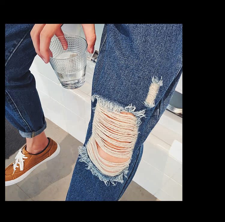 Jeans pour adolescent pieds Slim BWXD pour automne - Ref 1485016 Image 52