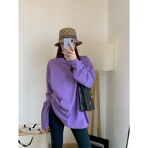 NSS COLLECTION into shop B into round neck joker loose long sleeve Foundation early autumn cotton pocket T-shirt